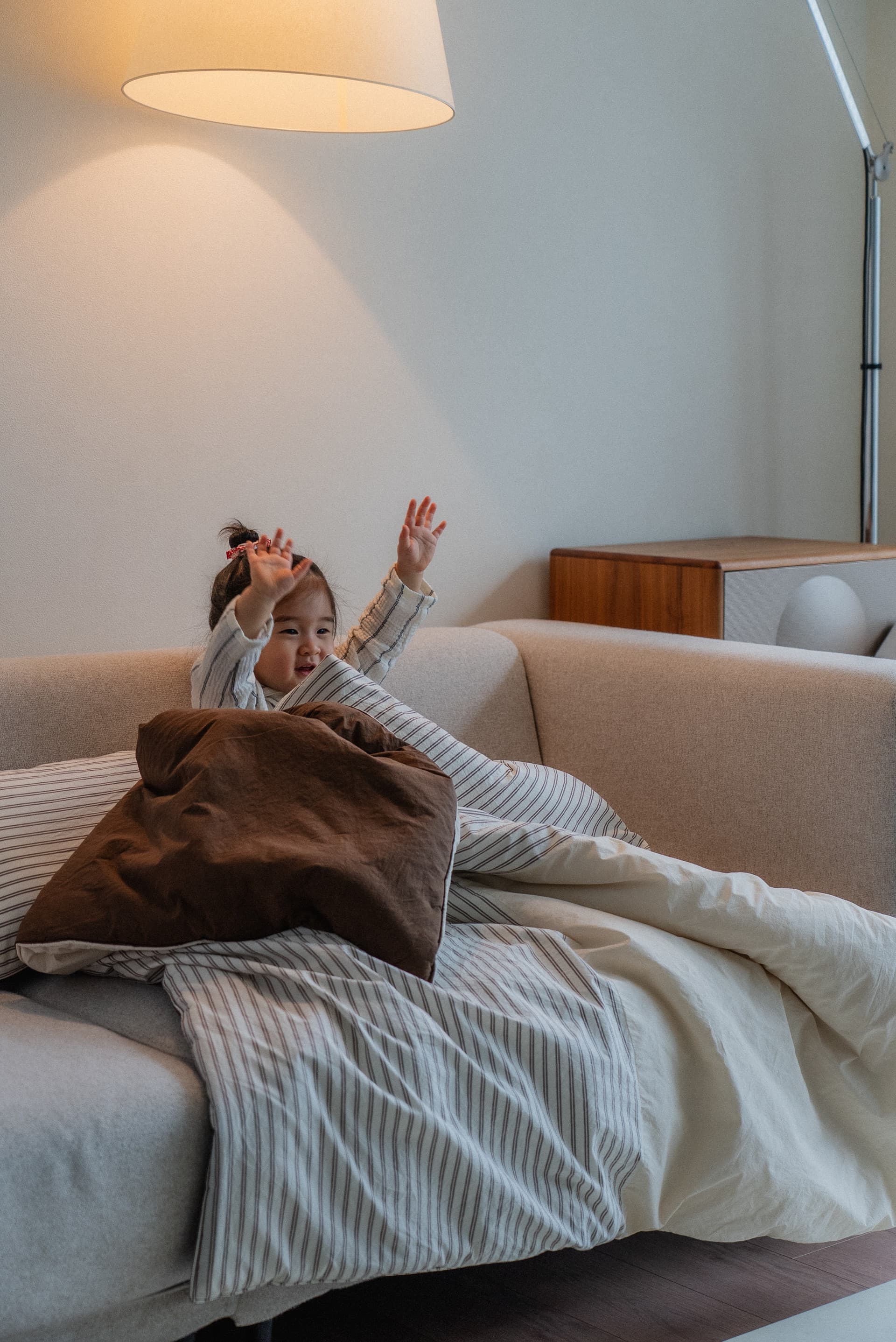 A mother's sincere love woven into soft, high-density cotton.